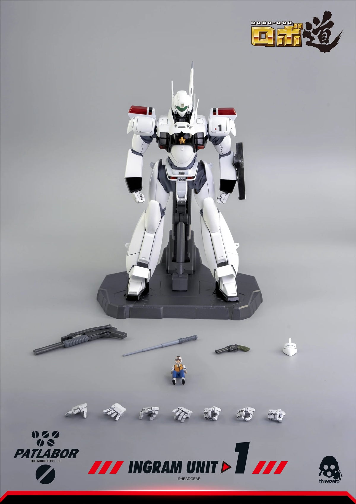 ThreeZero Mobile Police Patlabor ROBO_DOU Ingram Unit 1 Figure