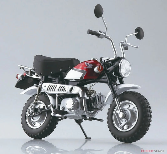 Aoshima 1/12 Diecast Motorcycle Honda Monkey Special Shasta White