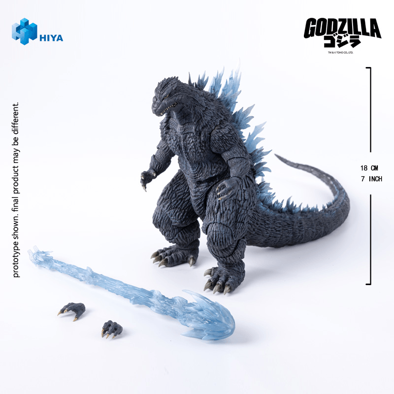 HIYA Toys Exquisite Basic Heat Ray Godzilla 7-Inch Action Figure – Godzilla Against Mechagodzilla (2002)