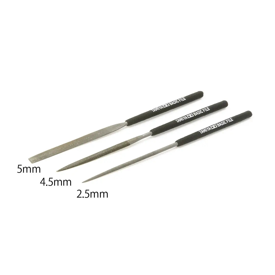 Basic File Set (Smooth Double-Cut) - Tamiya Craft Tools