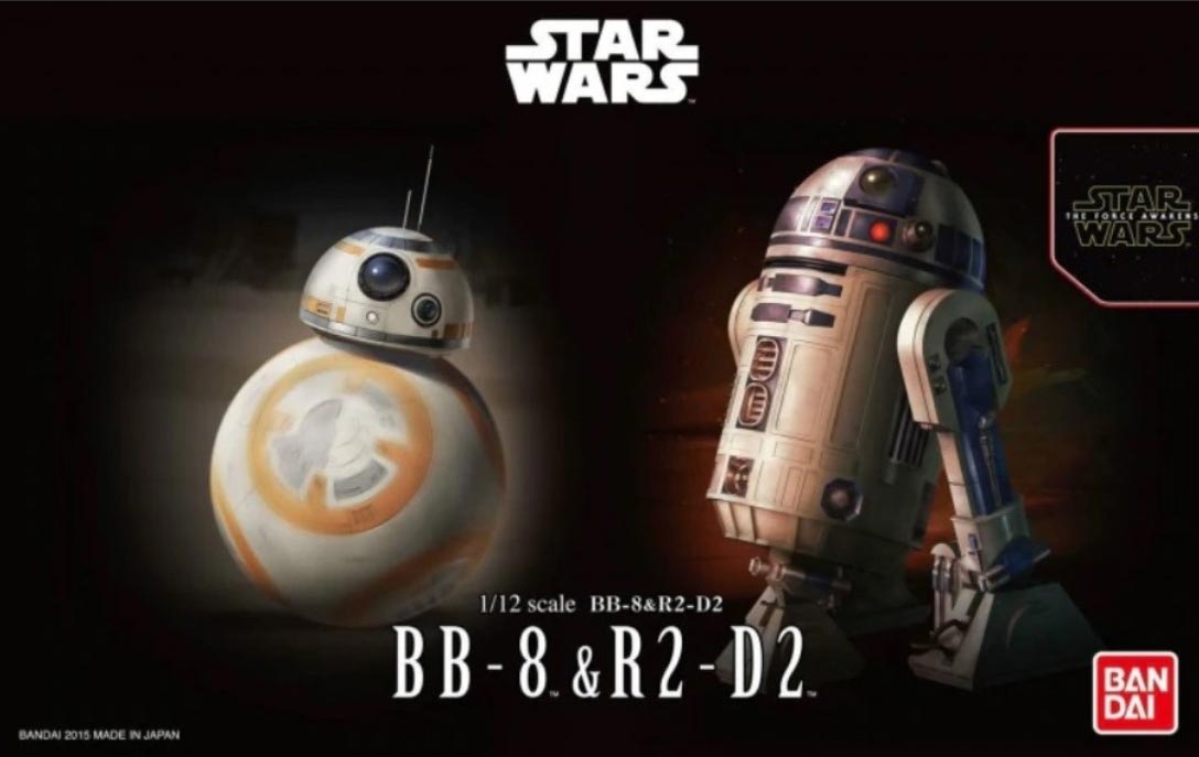 Star Wars BB-8 & R2D2 1/12 scale