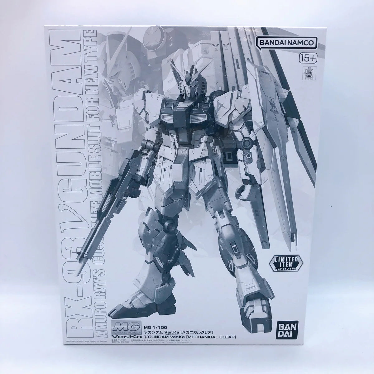 MG 1/100 RX-93 Nu Gundam Ver.Ka (Mechanical Clear Ver.)