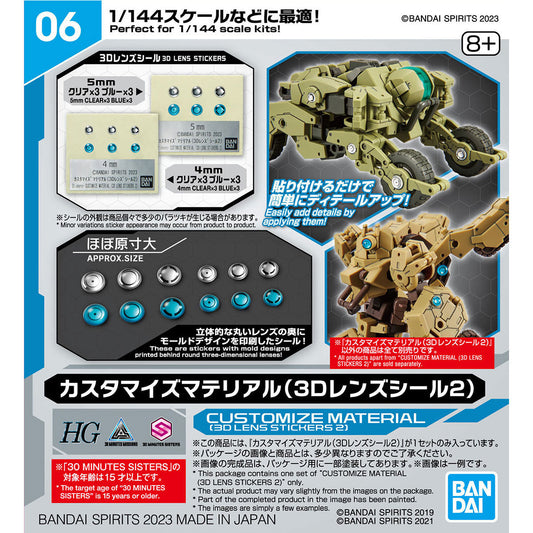 HG Customize Material 06, Lens stickers 2