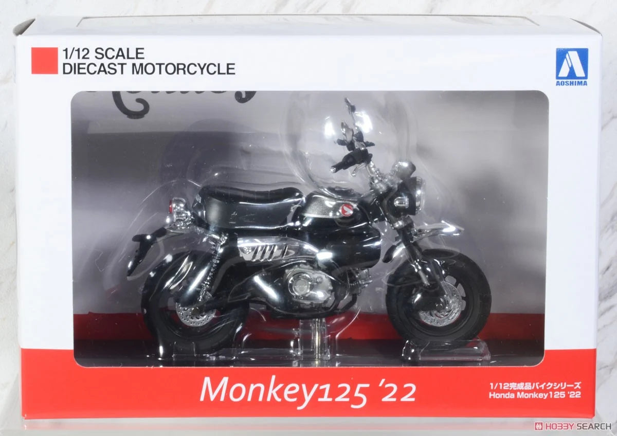 Aoshima 1/12 Diecast Motorcycle Honda Monkey Limited Black