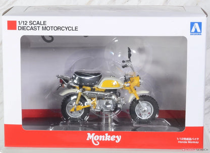 Aoshima 1/12 Diecast Motorcycle Honda Monkey Limited Plasma Yellow