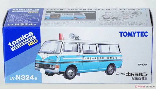 Nissan Caravan Mobile Police Office Tomica Limited Vintage LV-N324a