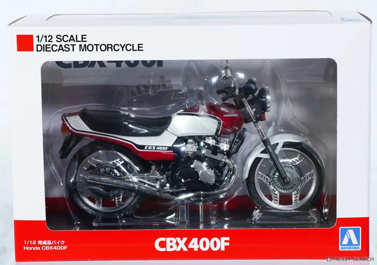 Diecast Motorcycle CBX400F Pearl/Candy Red