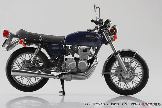 Aoshima Diacast Honda CB400FOUR Burnish Blue