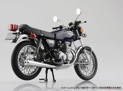 Aoshima Diacast Honda CB400FOUR Burnish Blue
