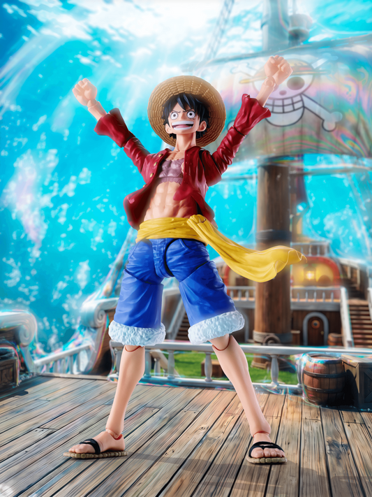 Bandai Spirits S.H.Figuarts Monkey D. Luffy (Two Years Later) One Piece Action Figure