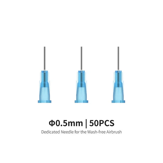 Dspiae Wash Free Airbrush Needle Replacements .5MM (50pc)