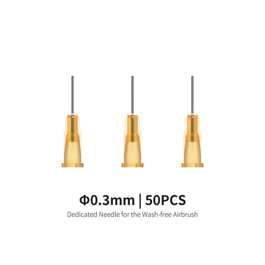Dspiae Wash Free Airbrush Needle Replacements .3MM (50pc)