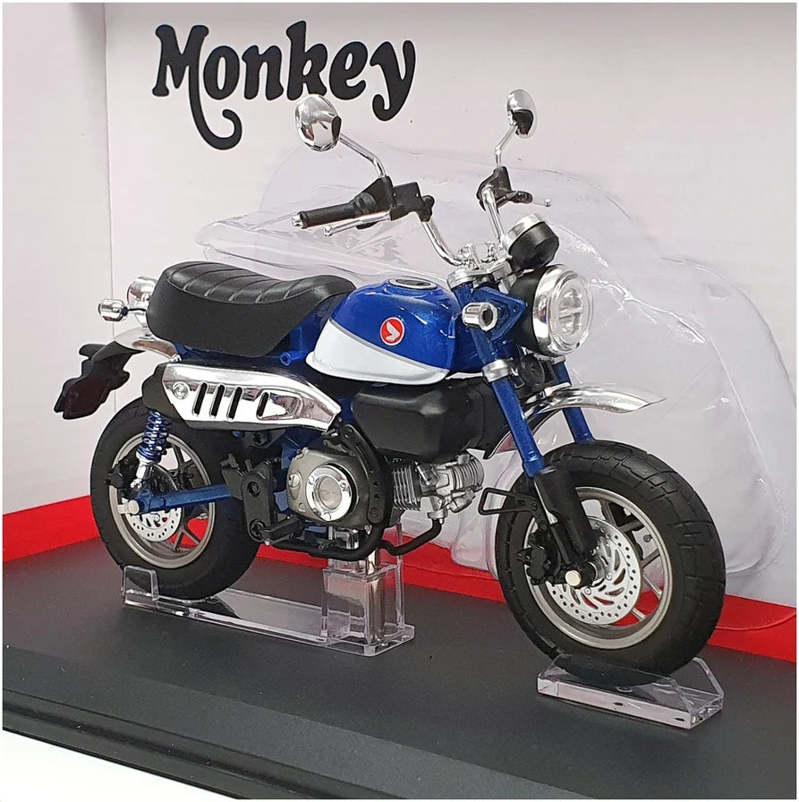 Aoshima 1/12 Diecast Motorcycle Honda Monkey Limited Imperial Blue