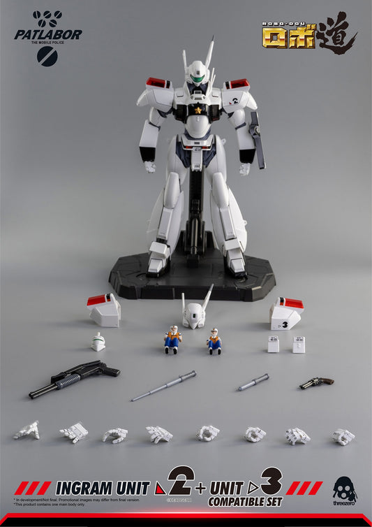 ThreeZero Mobile Police Patlabor ROBO-DOU Ingram unit 2+3 Figure