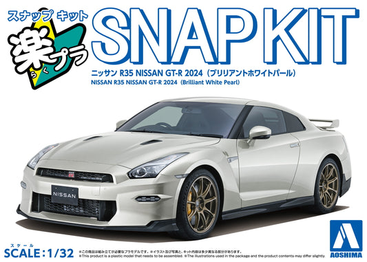 Snap Kit R35 Nissan GT-R 2024 (Brilliant White Pearl)