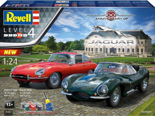 Jaguar Gift Set, 100th Anniversary, Revell