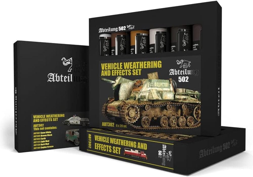 Oil Paint Set ABT302-Vehicle Weather and Effects Set