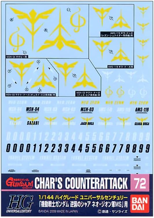 Water decals Chars Counterattack #72
