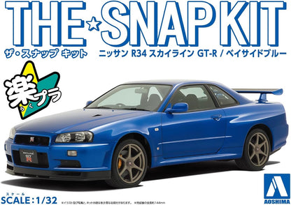 Snap Kit Nissan R34 Skyline GT-R Bayside Blue
