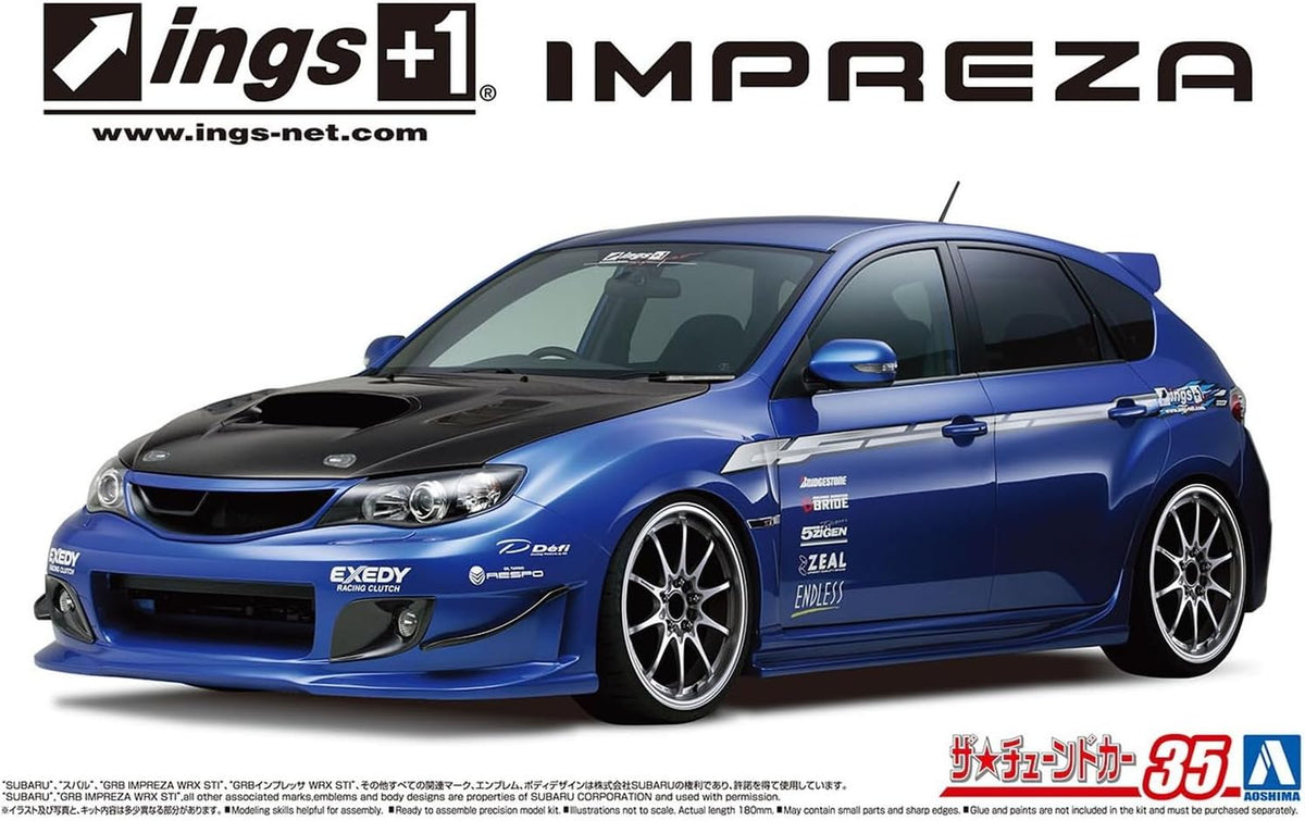 Aoshima #35 ings GRB Impreza WRX STI '07