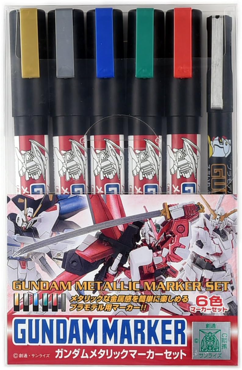Marker Gundam Metallic Marker set 6pc