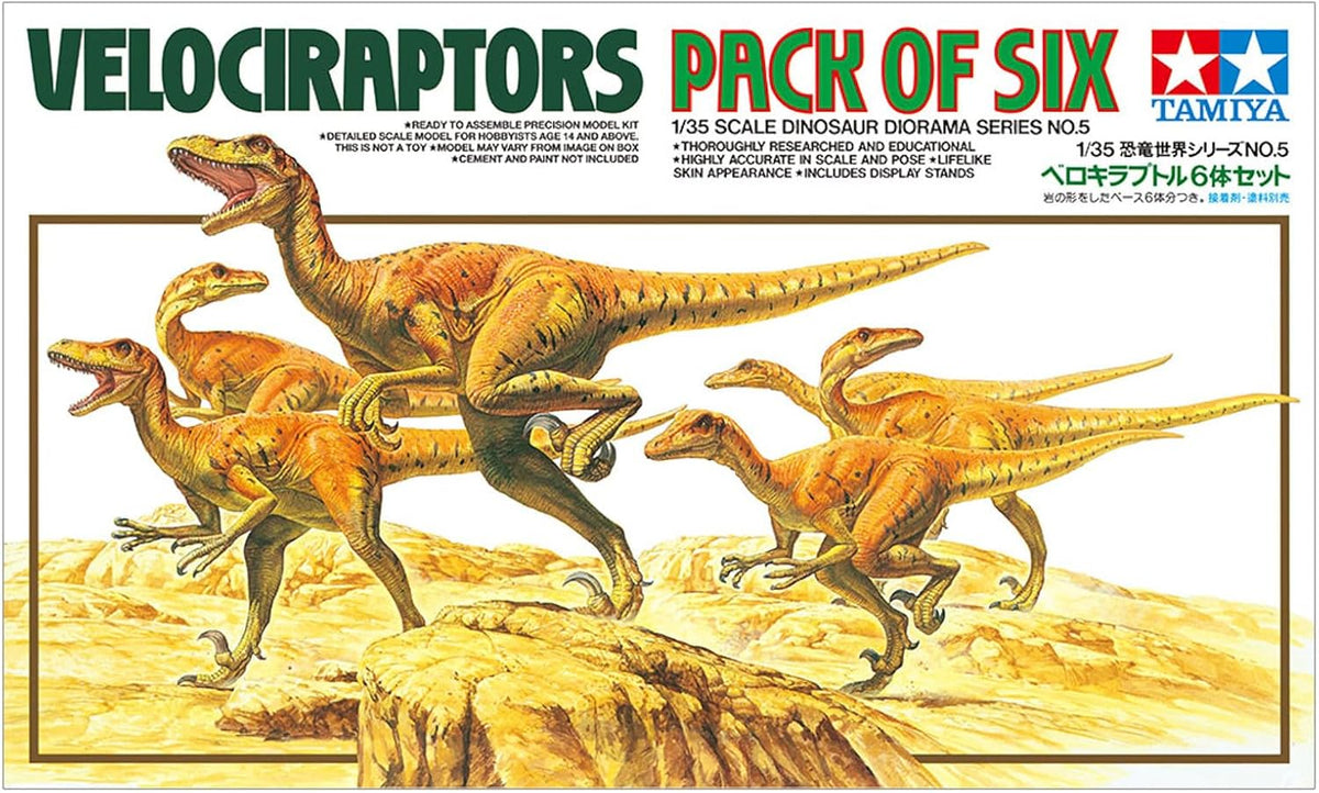Velociraptors Pack of Six