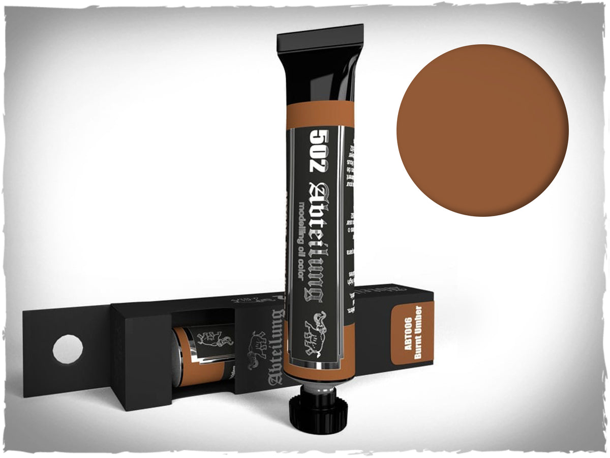 Oil Paint ABT006-Burnt Umber - Abteilung502