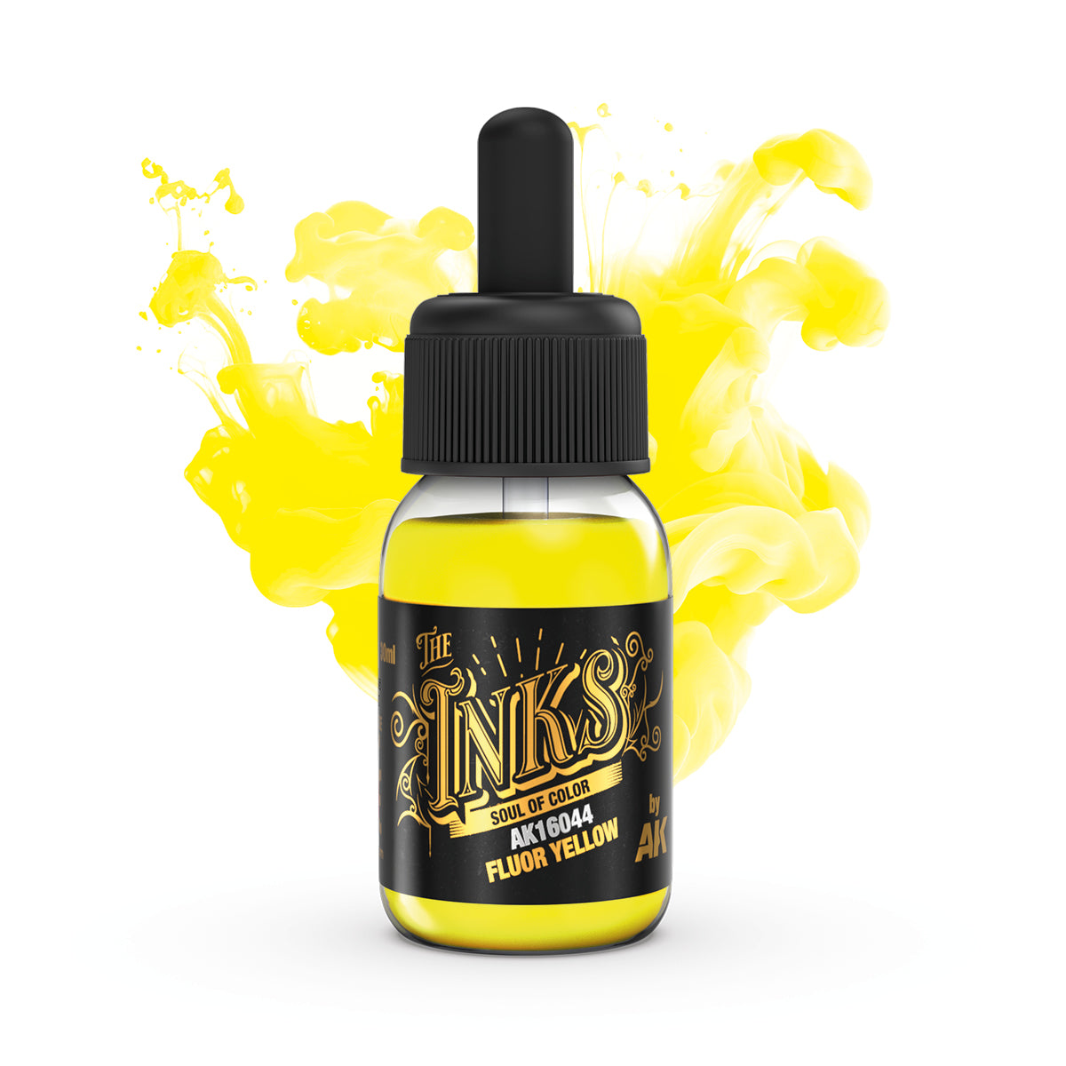 AK Fluor Yellow Acylic Paint
