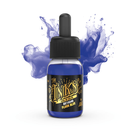 AK Fluor Blue Acylic Paint