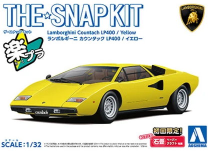 The SNAP KIT Lamborghini Countach LP400 (Yellow)