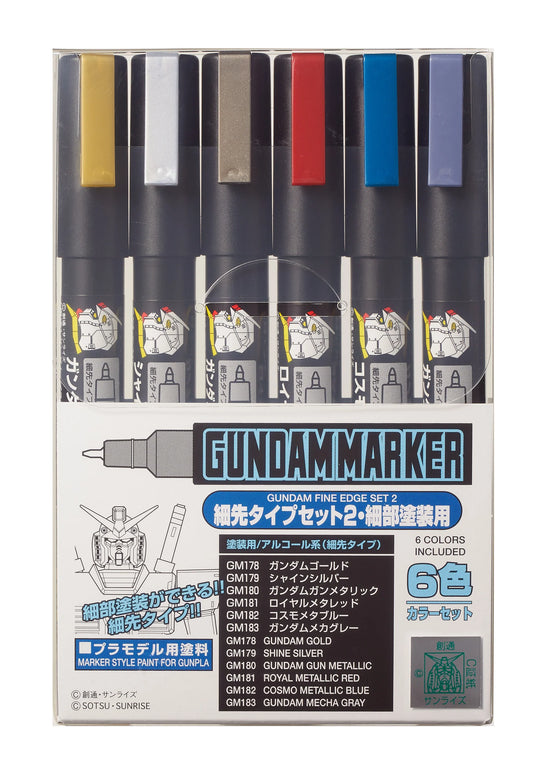 Marker Gundam Fine edge set 2