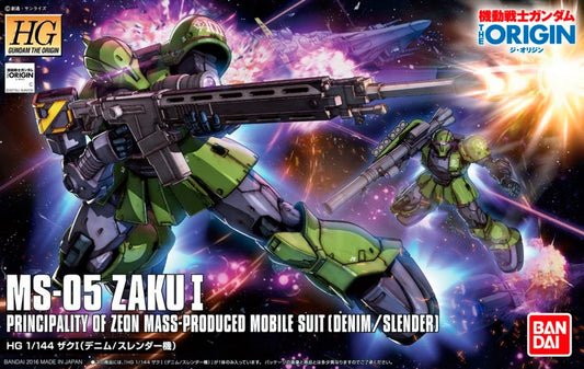 HGGTO #09 MS-05 Zaku I (Denim/Slender)