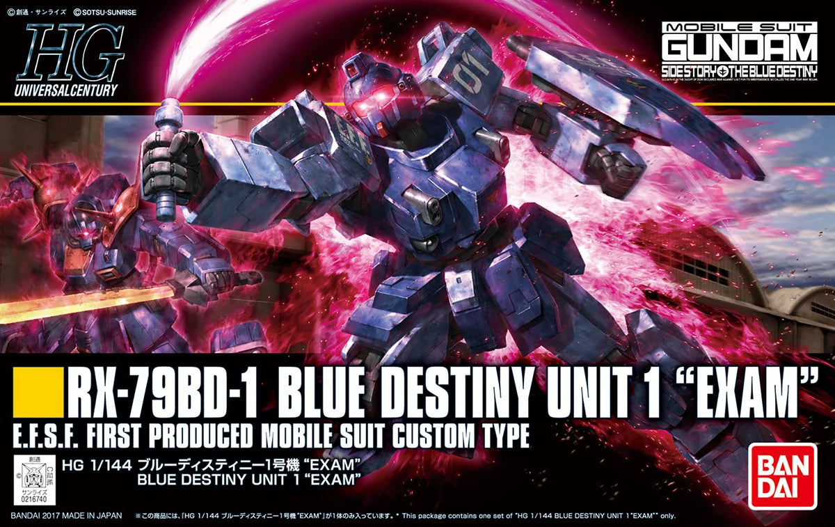 HGUC #207 RX-79BD-1 Blue Destiny Unit 1 "Exam"