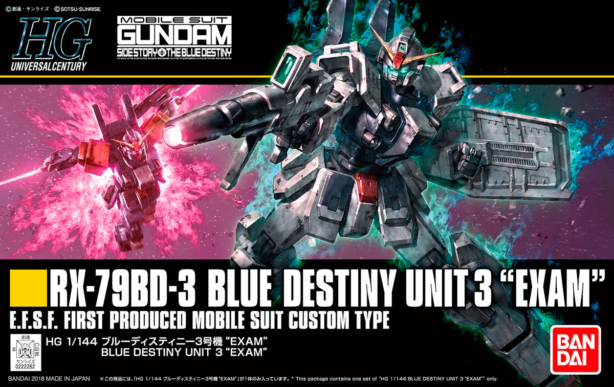 HGUC #209 RX-79BD-3 Blue Destiny Unit 3 "Exam"