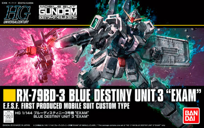 HGUC #209 RX-79BD-3 Blue Destiny Unit 3 "Exam"