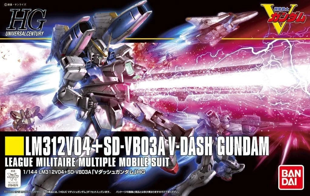 HGUC #188 LM312V04+SD-VB03A V-Dash Gundam