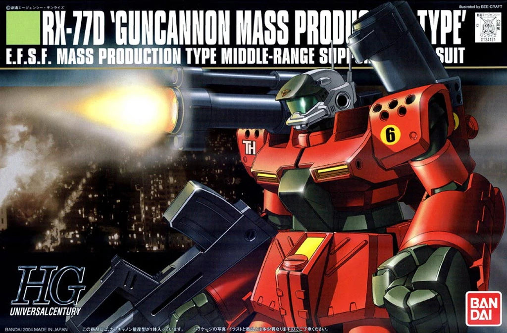 HGUC #044 RX-77D Guncannon Mass Production Type