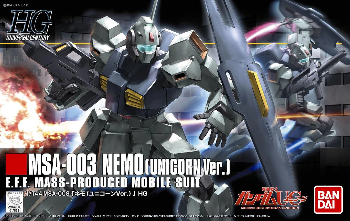 HGUC #140 MSA-003 Nemo (Unicorn Ver.)