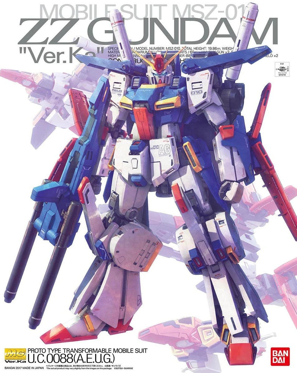 MG ZZ MSZ-010 Gundam Ver. Ka