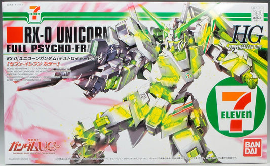 7-Eleven Exclusive HGUC 1/144 RX-0 Unicorn Gundam Destroy Mode – Clear Green Psycho-Frame