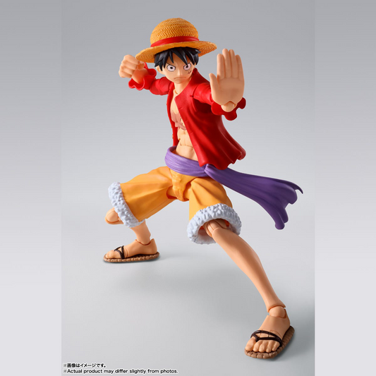 Bandai Spirits S.H.Figuarts Monkey D. Luffy (The Raid on Onigashima) One Piece Action Figure