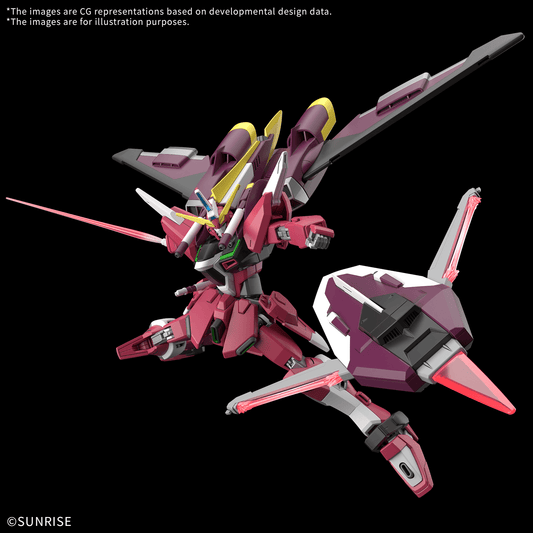 HG 1/144 Infinite Justice Gundam & Booster Unit Model Kit – Gundam SEED FREEDOM ZERO