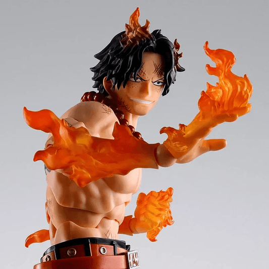 TAMASHII NATIONS S.H.Figuarts Portgas D. Ace -Marineford- (Premium Bandai Exclusive) One Piece Action Figure