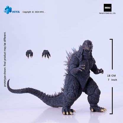 HIYA Toys Exquisite Basic Godzilla 7-Inch Action Figure – Godzilla Against Mechagodzilla (2002)