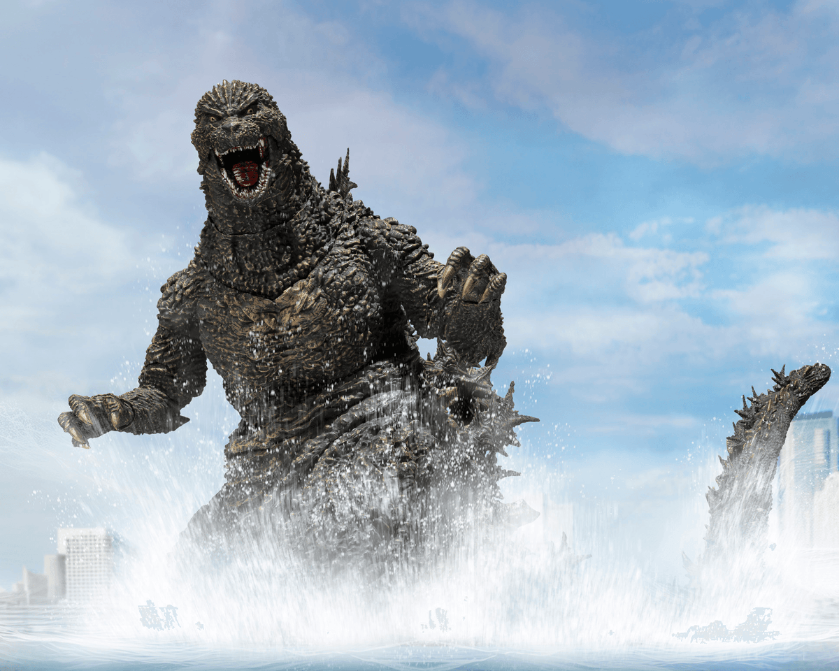 Bandai Spirits S.H.MonsterArts Godzilla (Godzilla the Ride: Great Clash) Collectible Figure