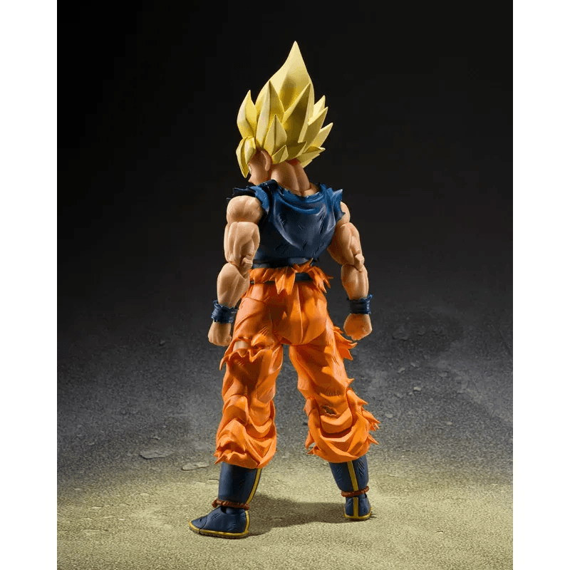 AMASHII NATIONS S.H.Figuarts Super Saiyan Son Goku (Fighter of Rage) Premium Bandai Exclusive Dragon Ball Z Action Figure