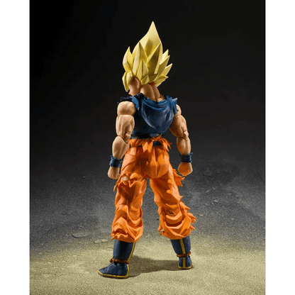 AMASHII NATIONS S.H.Figuarts Super Saiyan Son Goku (Fighter of Rage) Premium Bandai Exclusive Dragon Ball Z Action Figure
