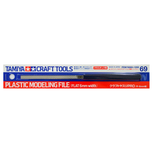 Plastic Modeling File (Flat 6mm width) - Tamiya Craft Tools
