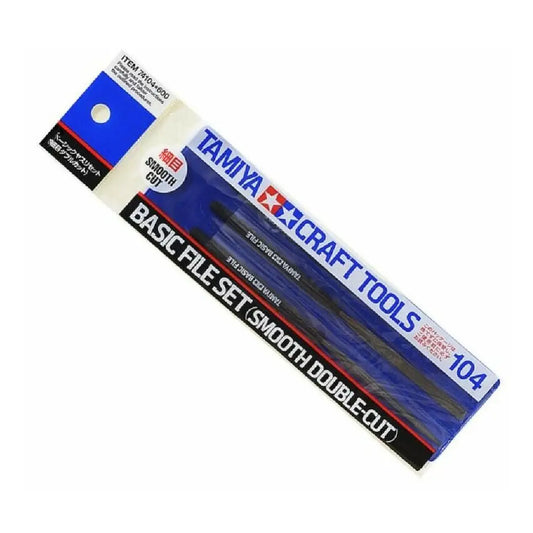 Basic File Set (Smooth Double-Cut) - Tamiya Craft Tools