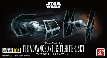 Star Wars Tie Advancedx1 & Fighter Set